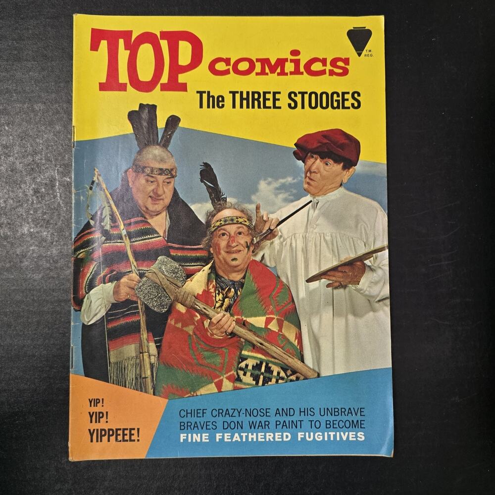 THREE STOOGES #35 - FEATHERED FUGITIVES "The Fisherman Collection" 1967